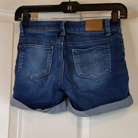YMI GIRL Dark Jean Girls Shorts - Picture 2 of 3